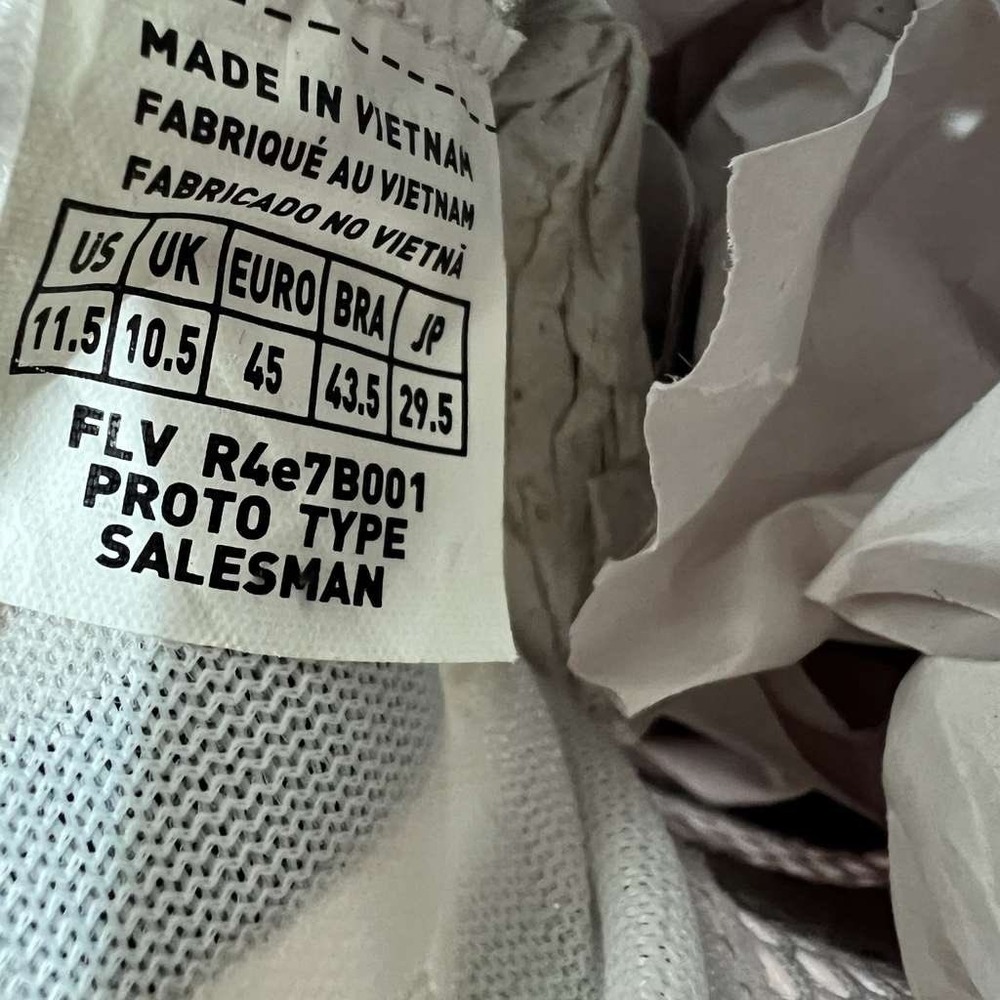 Mizuno Wave Rebellion Flash 2 Running Shoe Men 11.5 White Harbor Mist Athletic - Picture 7 of 14